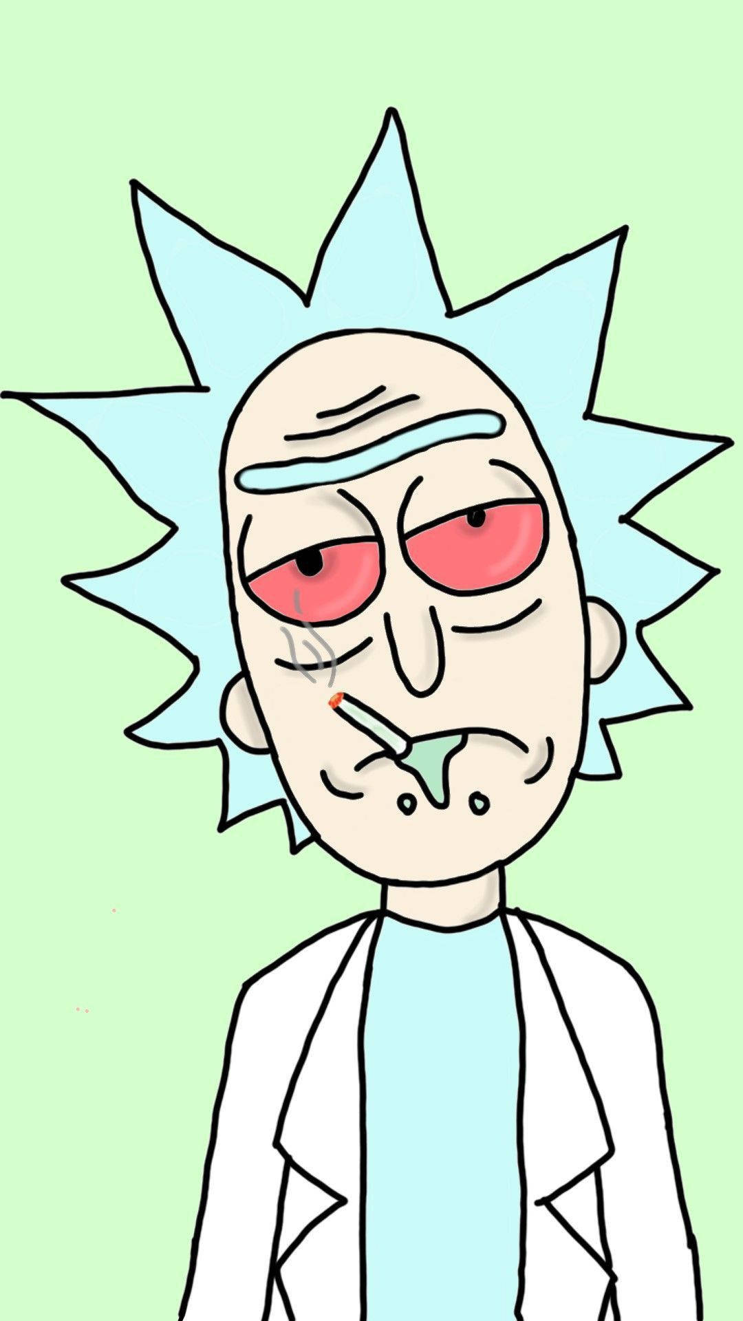 Get High With Rick And Morty! Background