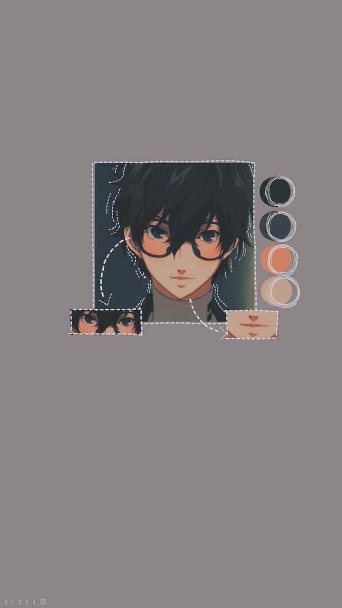 Get Immersed In The World Of Persona 5 On Your Iphone Background