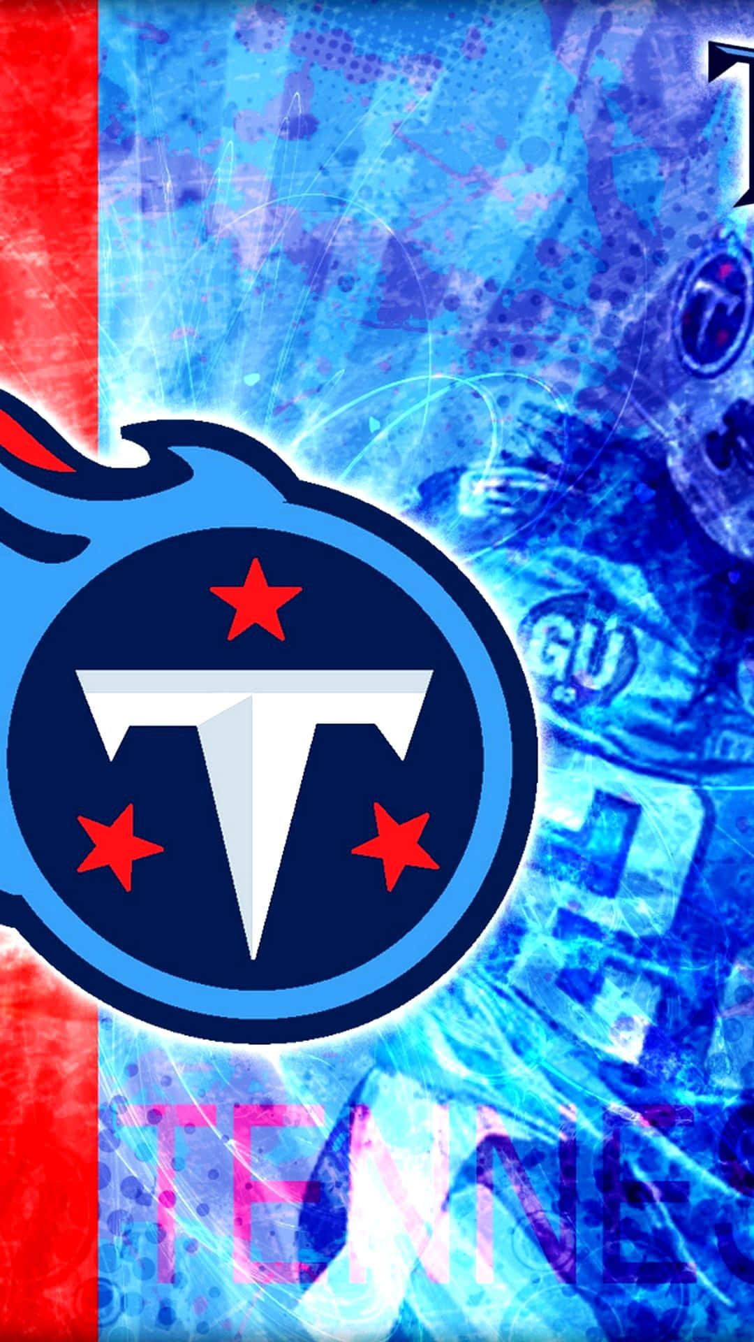 Get In The Game And Cheer For The Tennessee Titans With The Official Team Iphone Background