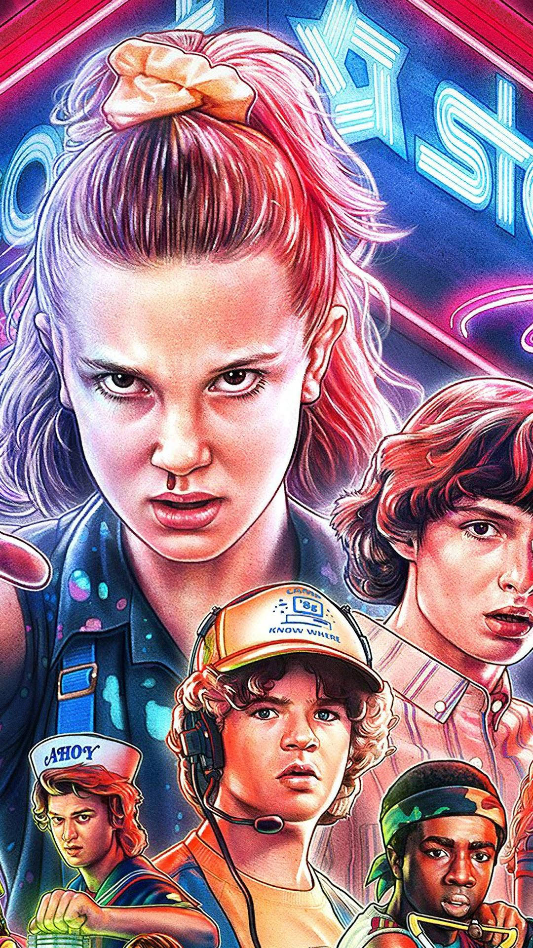 Get In The Upside Down With The Stranger Things Iphone Background