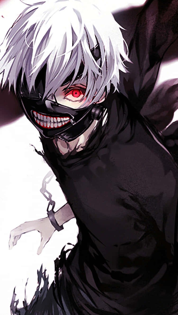 Get In Touch With Your Inner Ghoul With Kaneki Phone Background