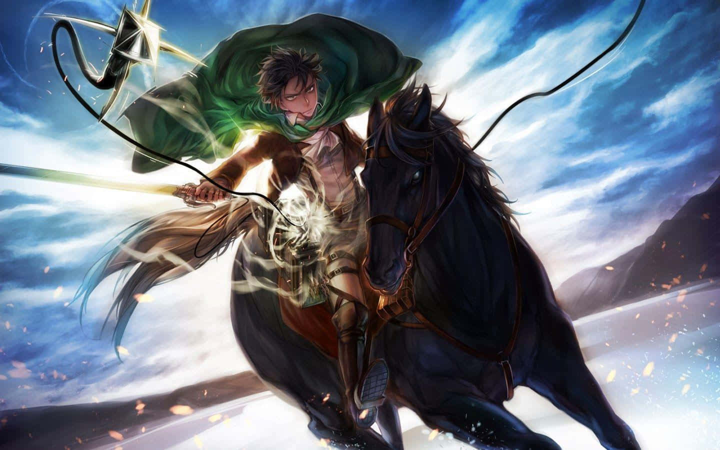 Get Inside The Mind Of Levi Ackerman With This Desktop Wallpaper