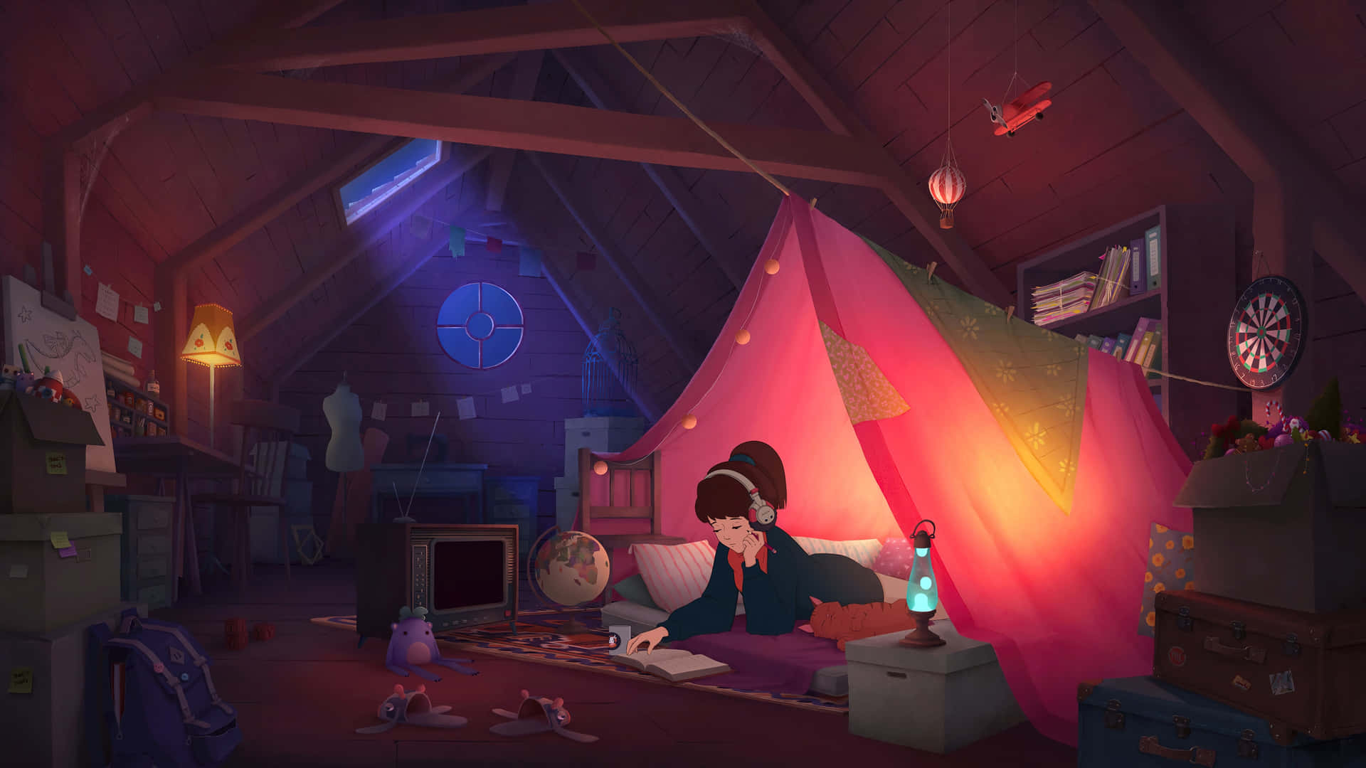 Get Inspired By Cozy & Chill Vibes Of A Lofi Room Background