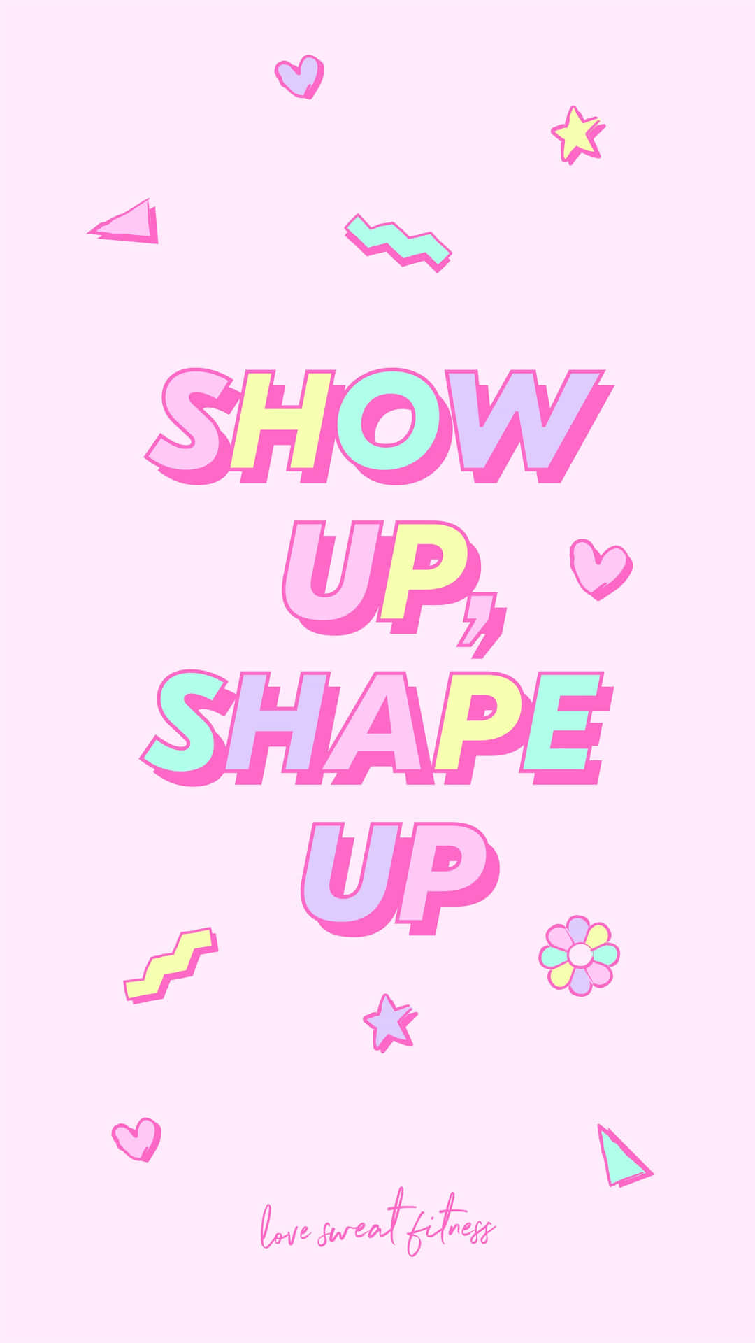 Get Inspired For Your Next Workout With This Adorable Fitness Pictorial Background