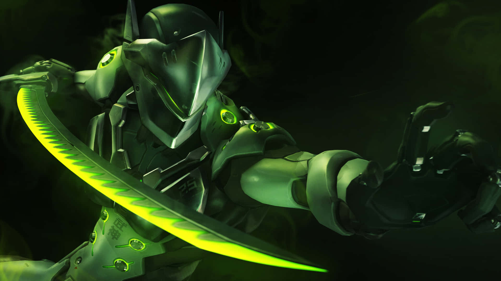 Get Into The Action With Genji 4k Background