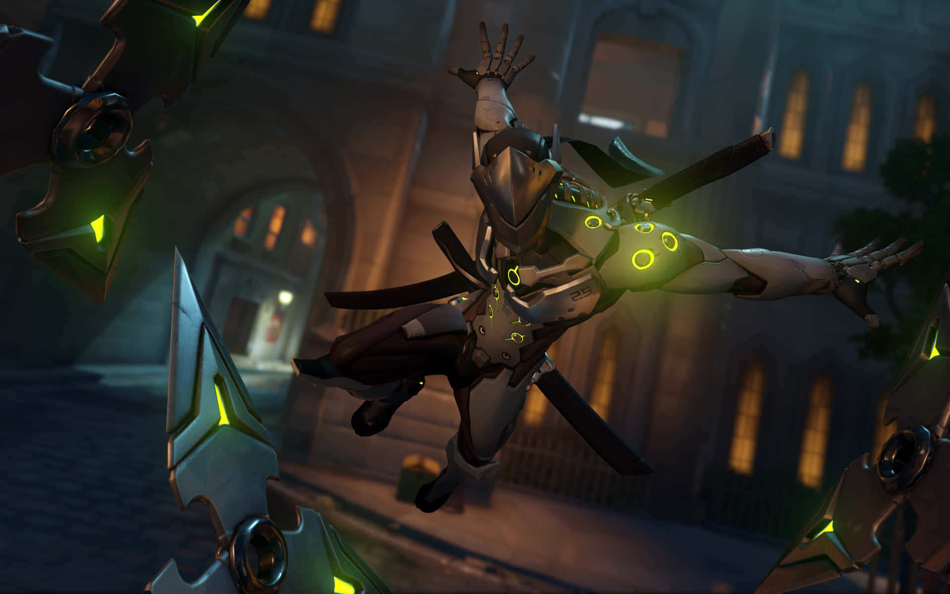 Get Into The Action With The Intense Genji 4k Video Game Background