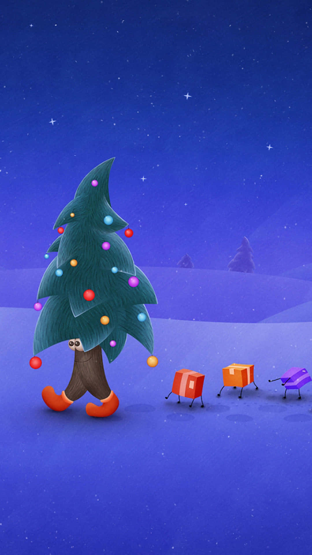 Get Into The Christmas Spirit Right From Your Iphone Background