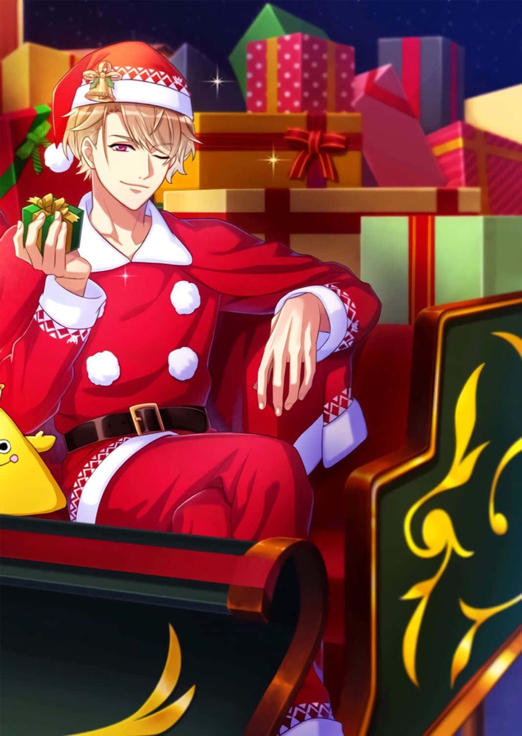 Get Into The Christmas Spirit With These Two Anime Boys! Background