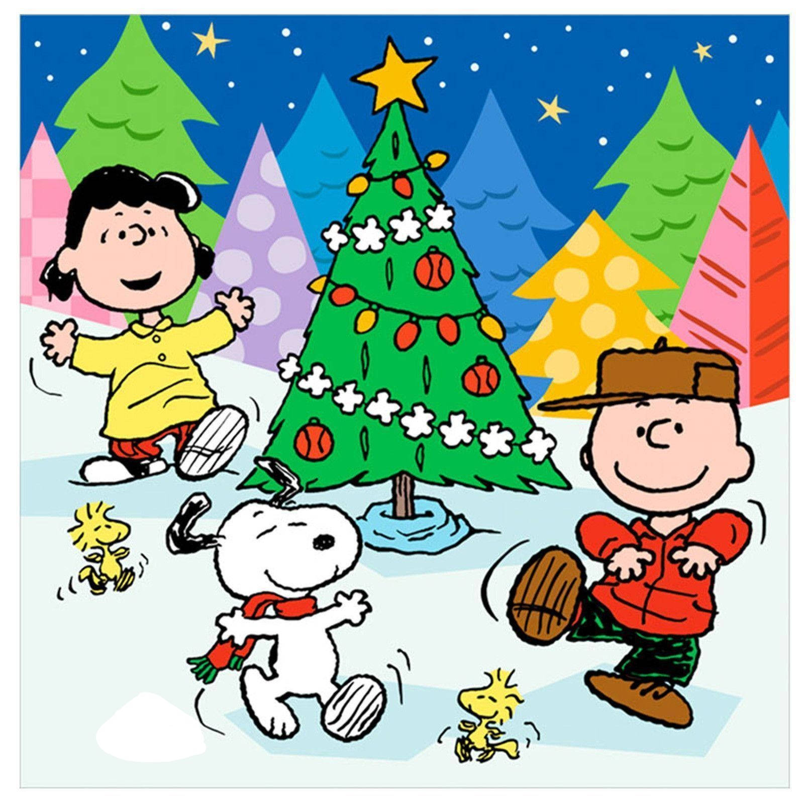 Get Into The Christmas Spirit With This Festive Snoopy Christmas Iphone Wallpaper