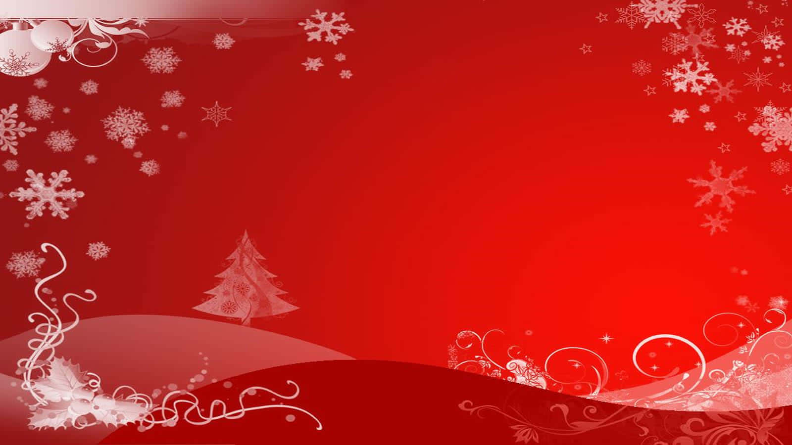 Get Into The Christmas Spirit With This Stunning Red Aesthetic! Background