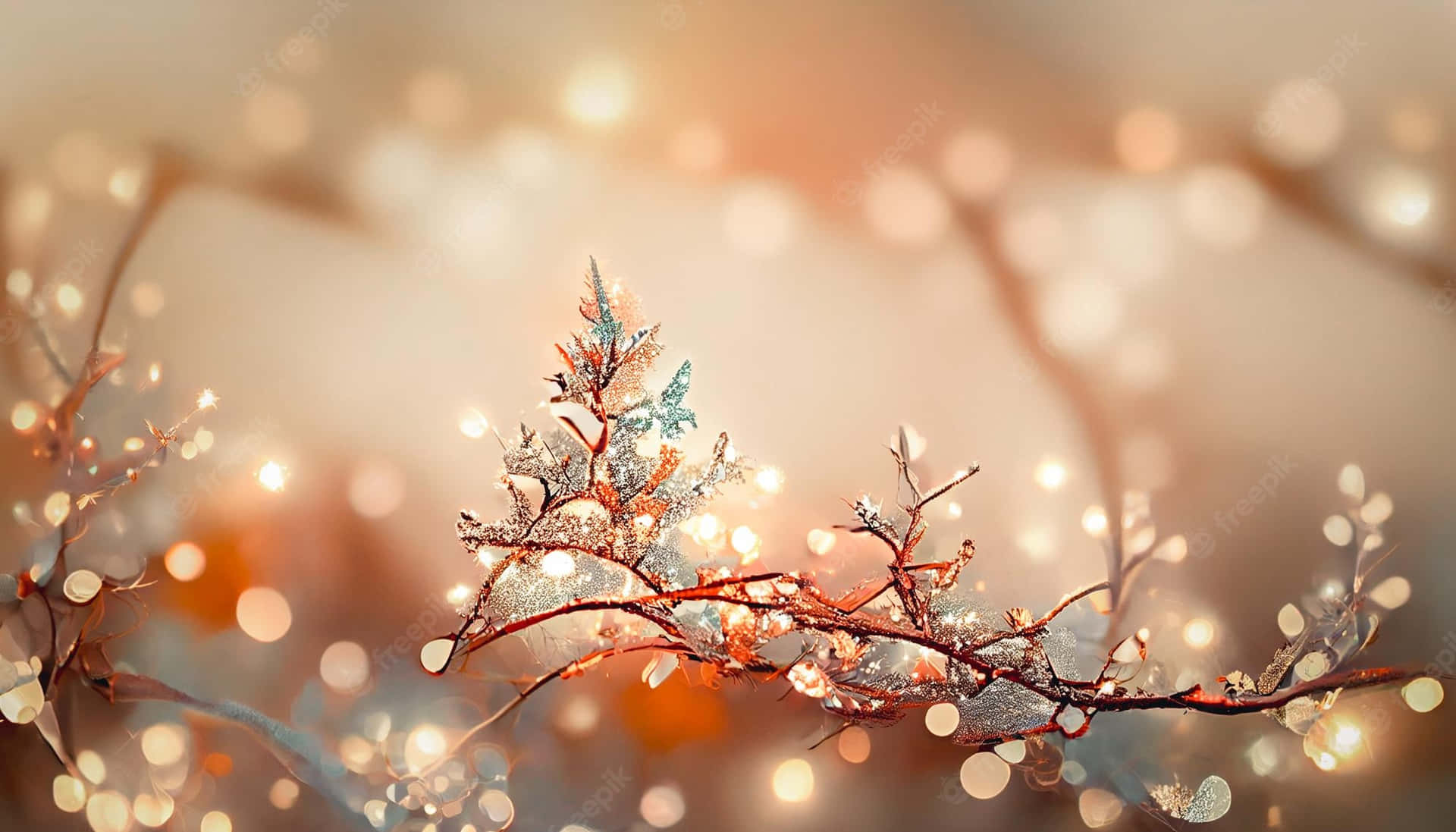 Get Into The Festive Spirit With Christmas Lights. Background