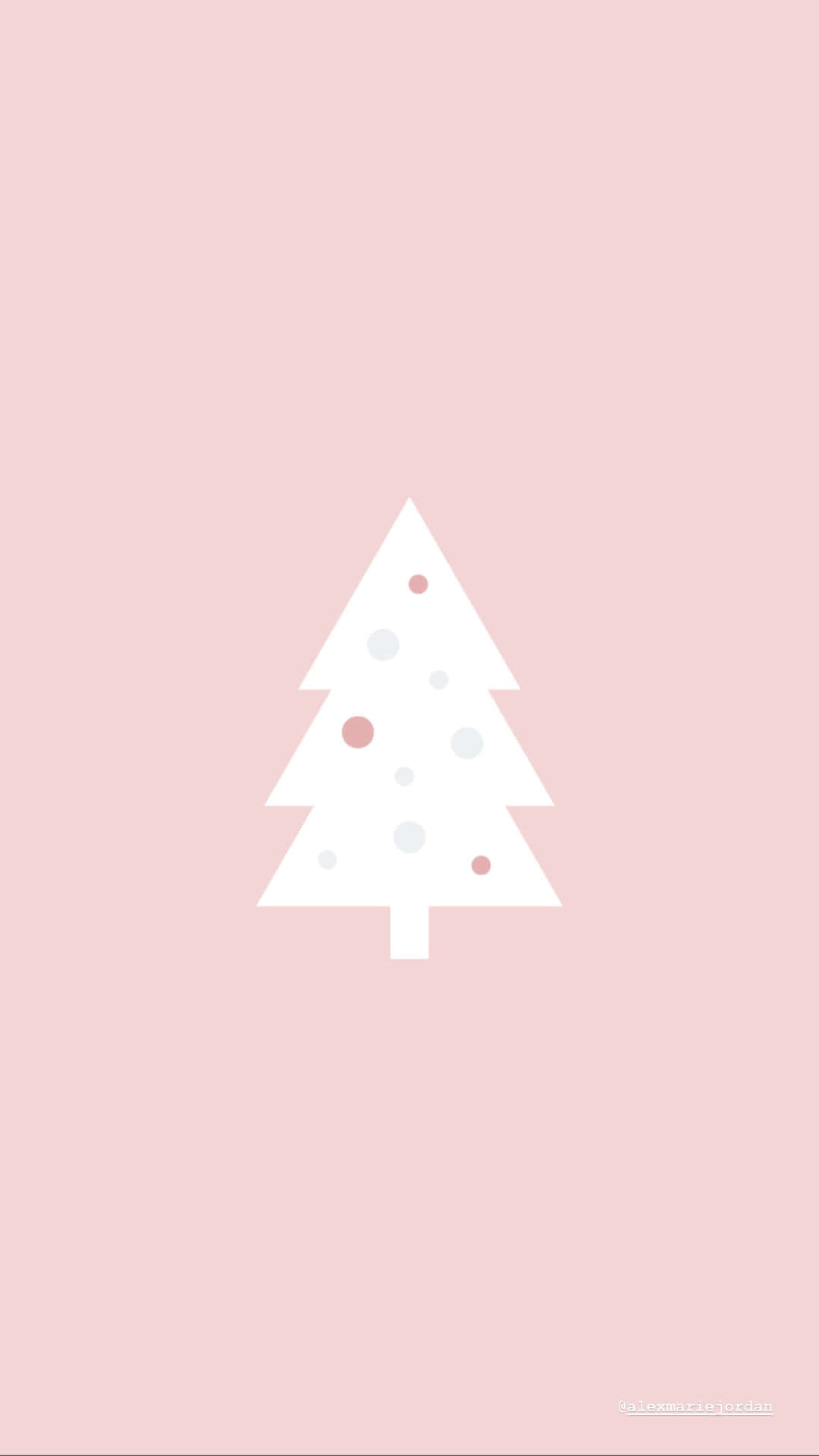 Get Into The Festive Spirit With This Beautiful Pink Christmas Tree! Background