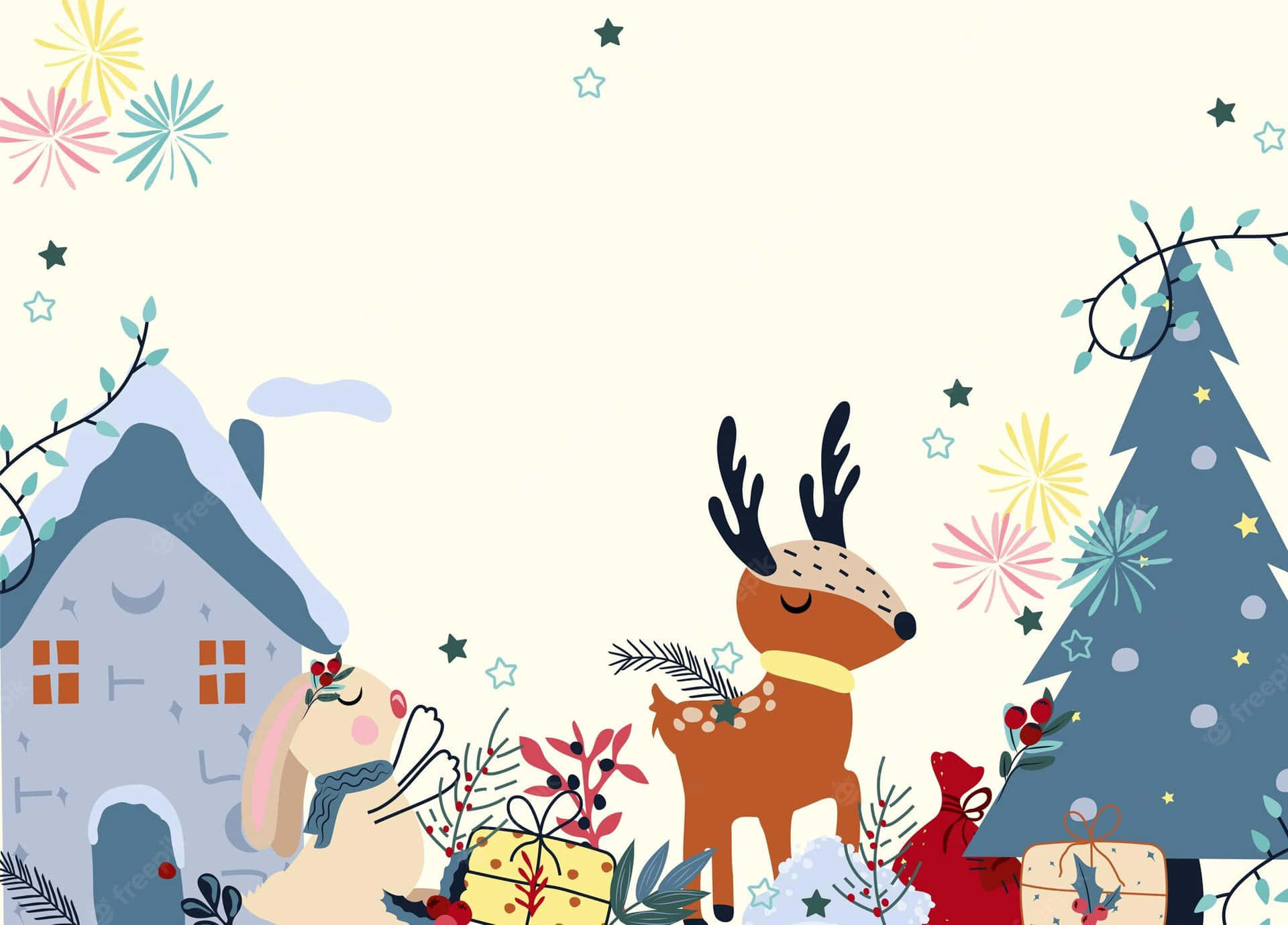 Get Into The Festive Spirit With This Funny Holiday Desktop Wallpaper Background