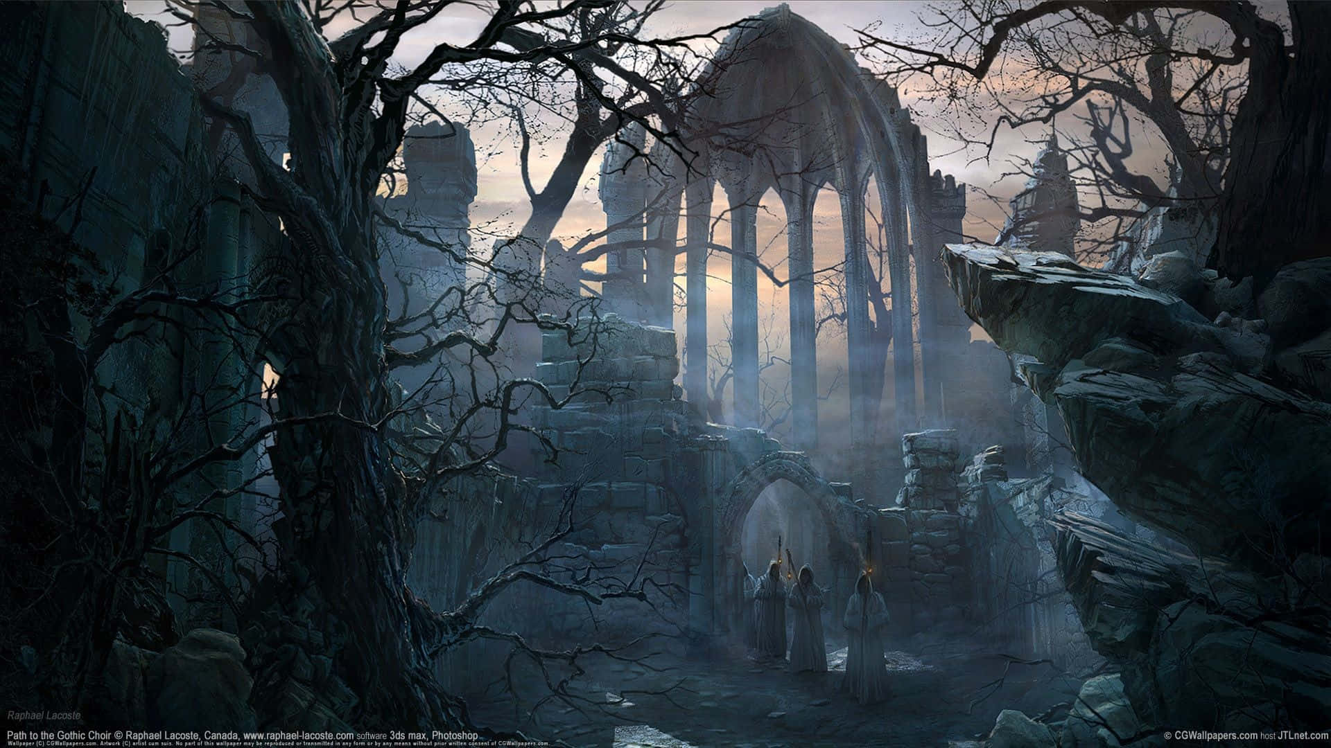 Get Into The Gothic Spirit With This Atmospheric Wallpaper Background