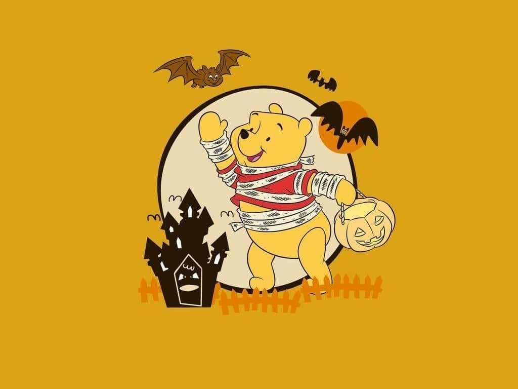 Get Into The Halloween Spirit With Winnie The Pooh Background
