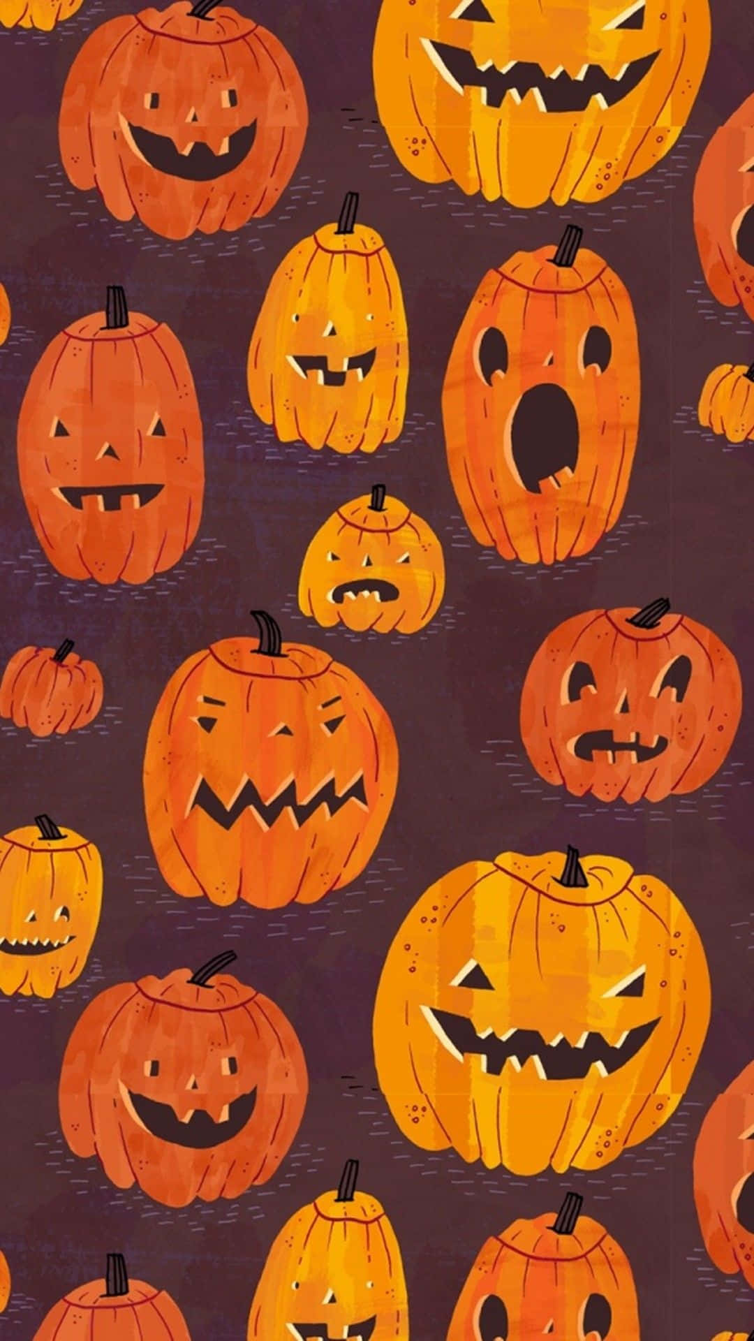 Get Into The Spirit Of Fall With This Beautiful Halloween Themed Iphone Wallpaper Background