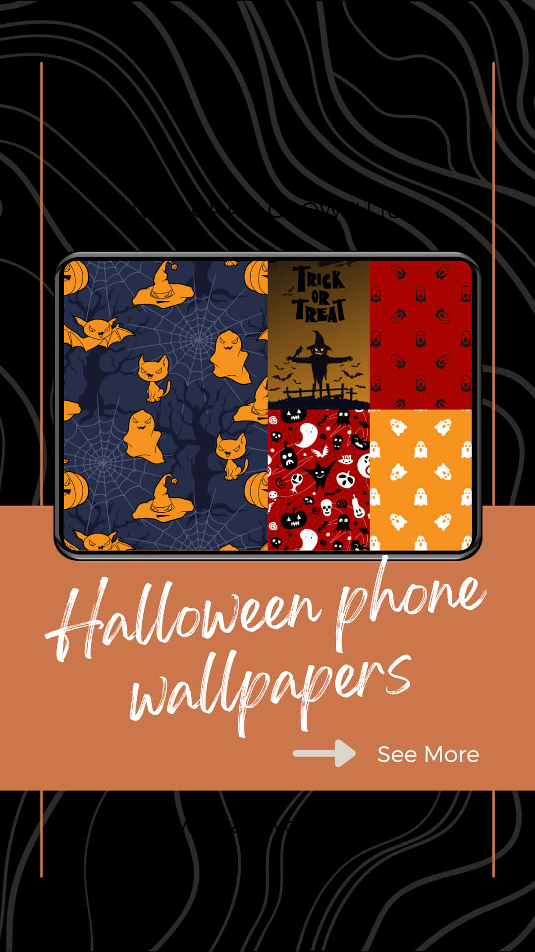 Get Into The Spirit Of The Season With This Girly And Charismatic Halloween Look. Background