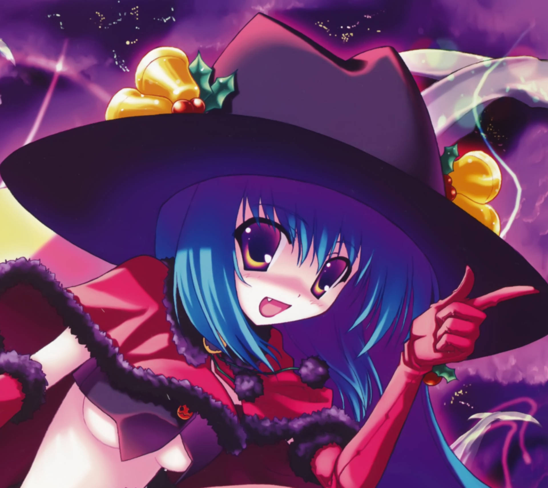 Get Into The Spooky Spirit With These Mischievous Anime Characters From Halloween Background