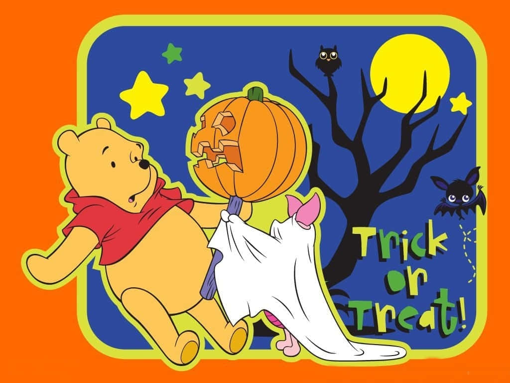 Get Into The Spooky Spirit With Winnie The Pooh! Background
