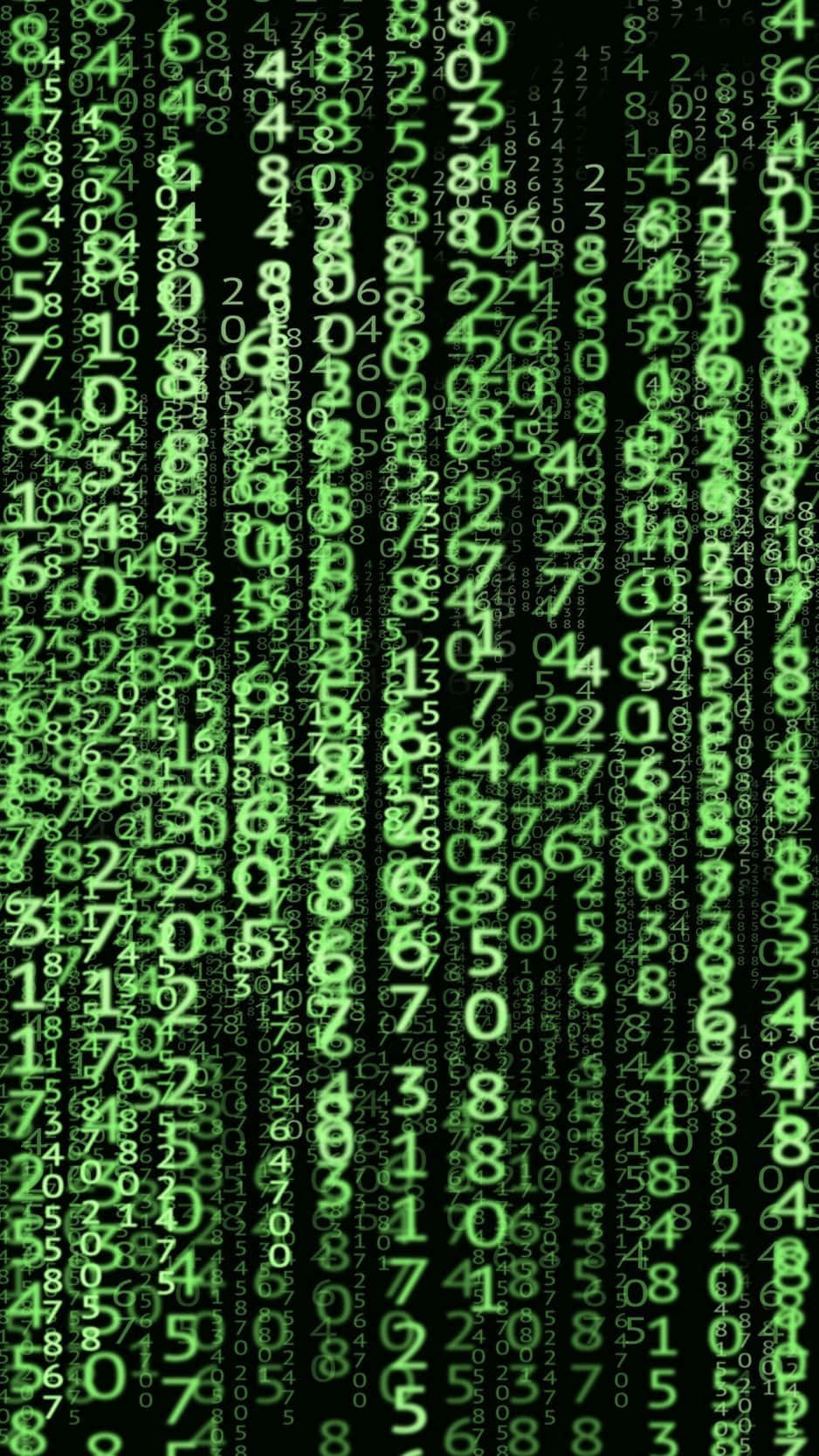 Get Into The World Of Digital Tech With The Matrix Iphone Background