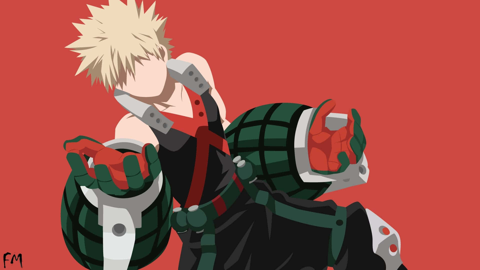 Get Katsuki Bakugou's Aesthetic Desktop Look Background