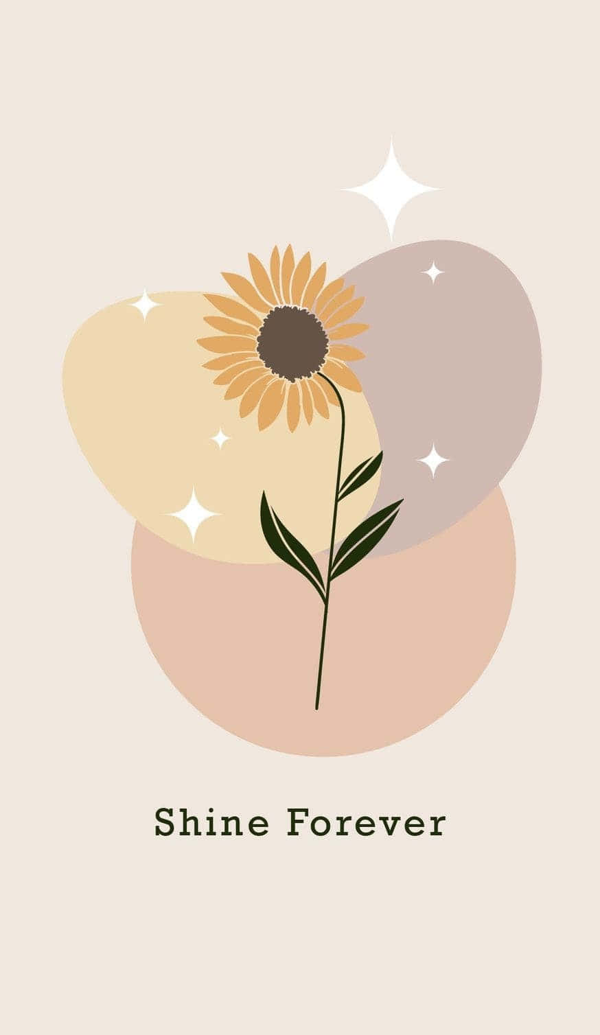 Get Lost In A Garden Of Beauty With A Sunflower Aesthetic Iphone Background