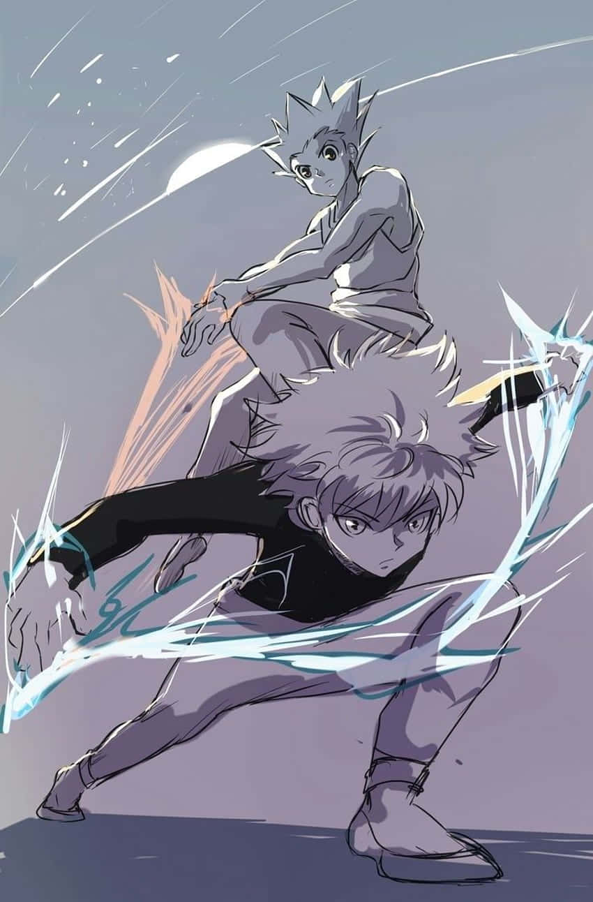Get Lost In An Immersive Experience With The Killua Phone Background