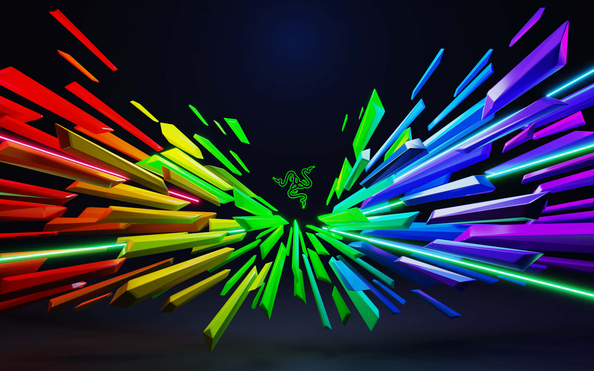 Get Lost In An Immersive Gaming Experience With Neon Gaming. Background
