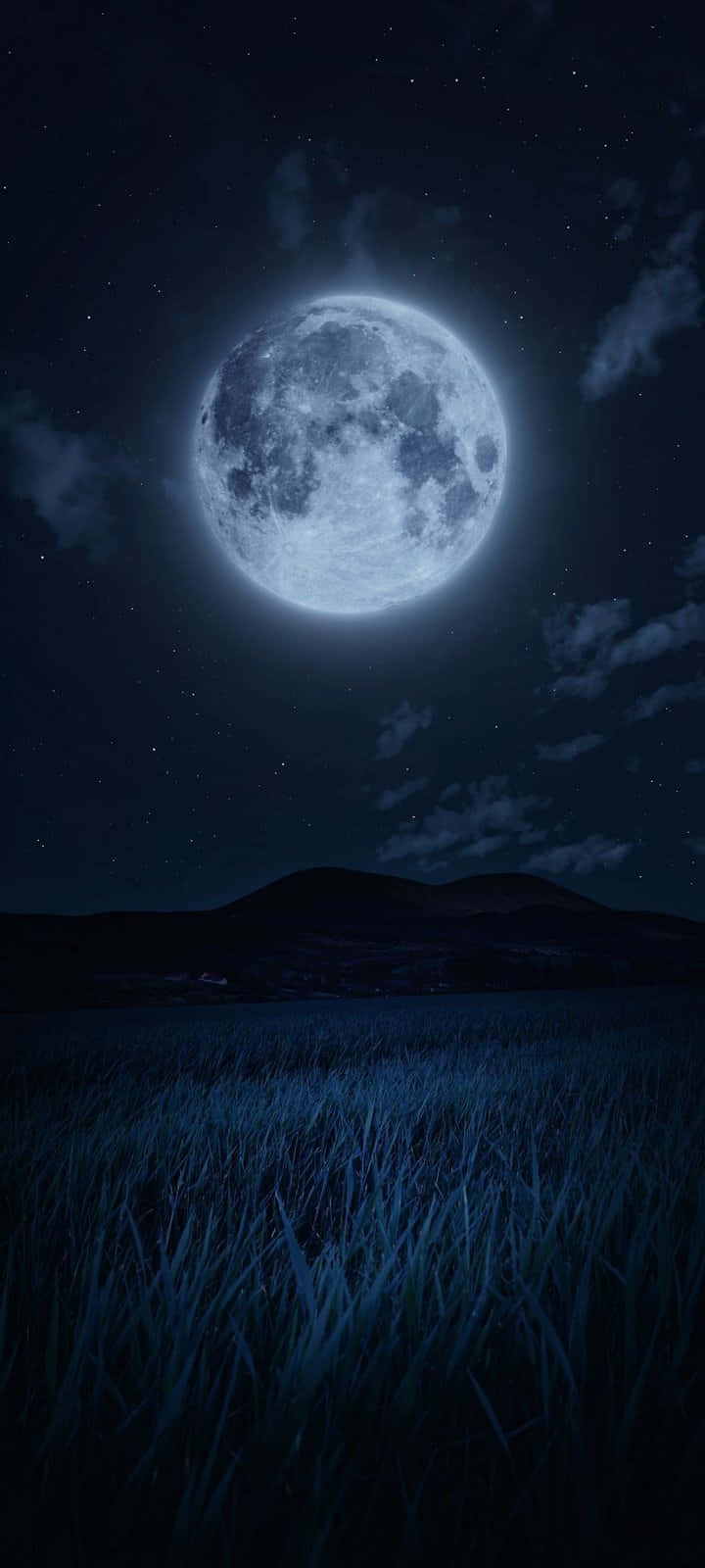 Get Lost In The Beauty And Mystery Of A Moonlit Night. Background