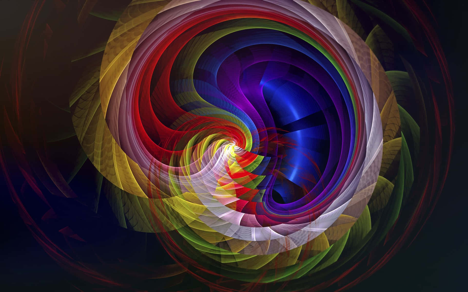 Get Lost In The Beauty Of A Colorful Swirl Background