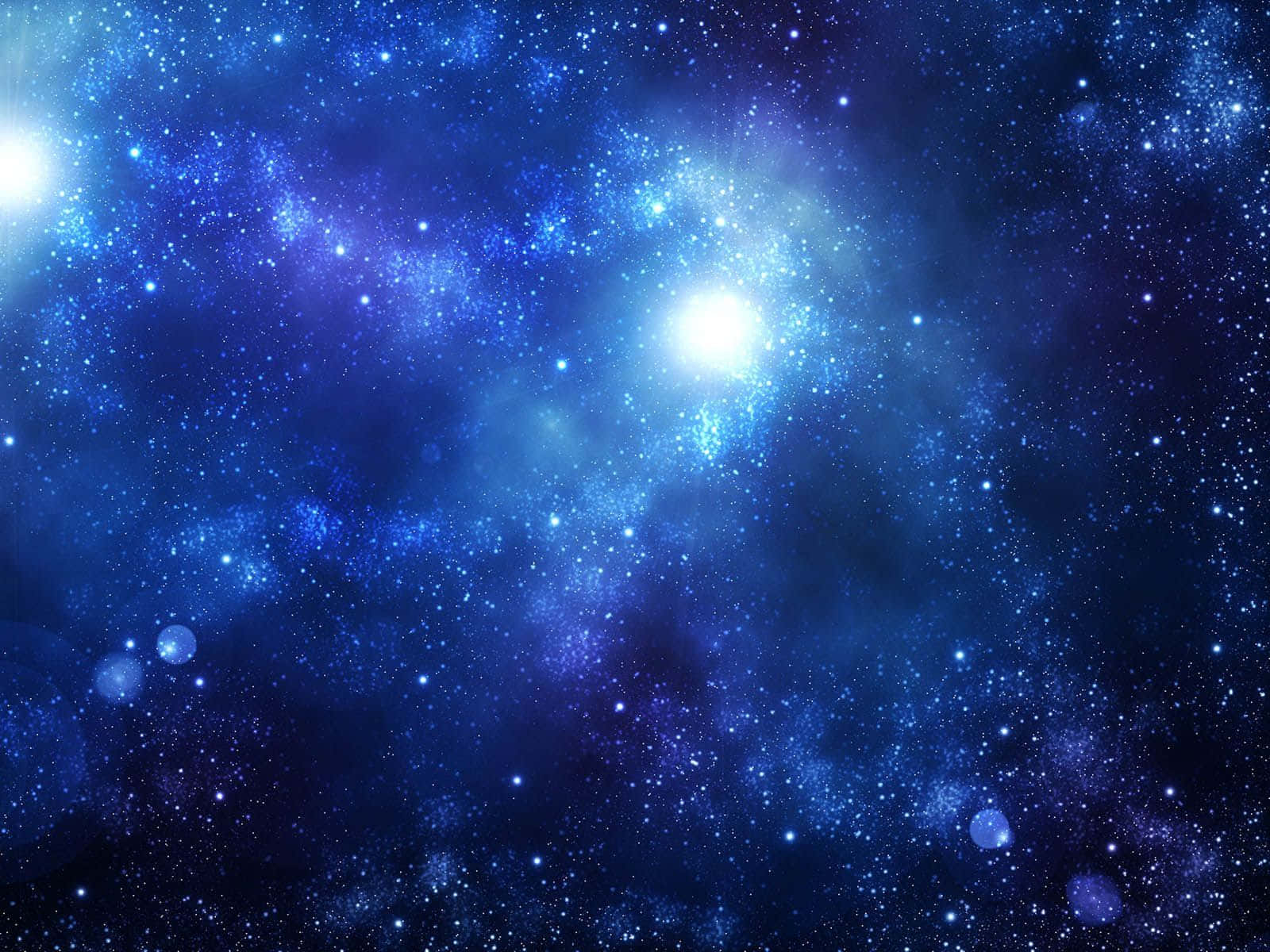 Get Lost In The Cool Blue Galaxy Background