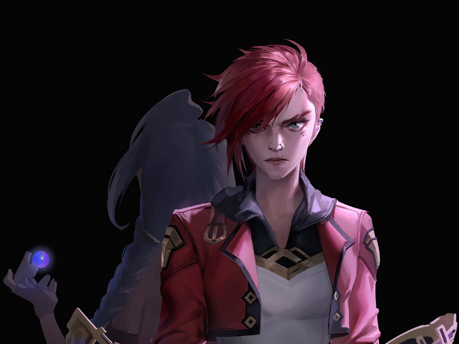 Get Lost In The Mysterious World Of Violet Arcane Background