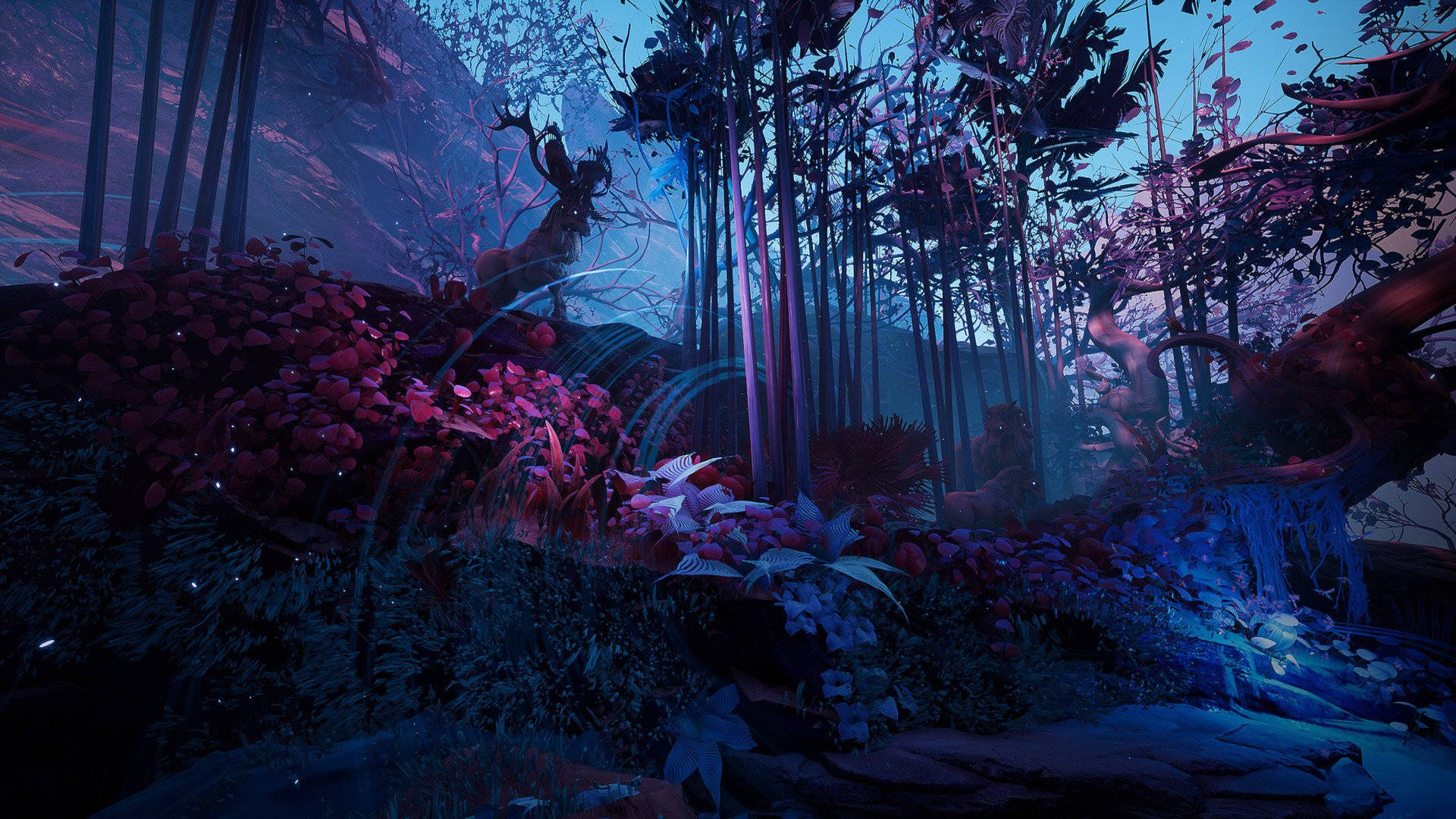 Get Lost In The Mystical Forest Background