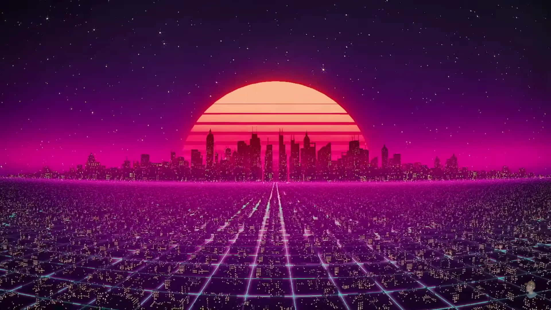 Get Lost In The Neon Colors Of The 80s Vaporwave Background