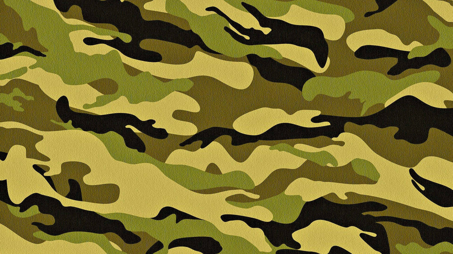 Get Lost In The Woods With The Power Of Green Camo Background