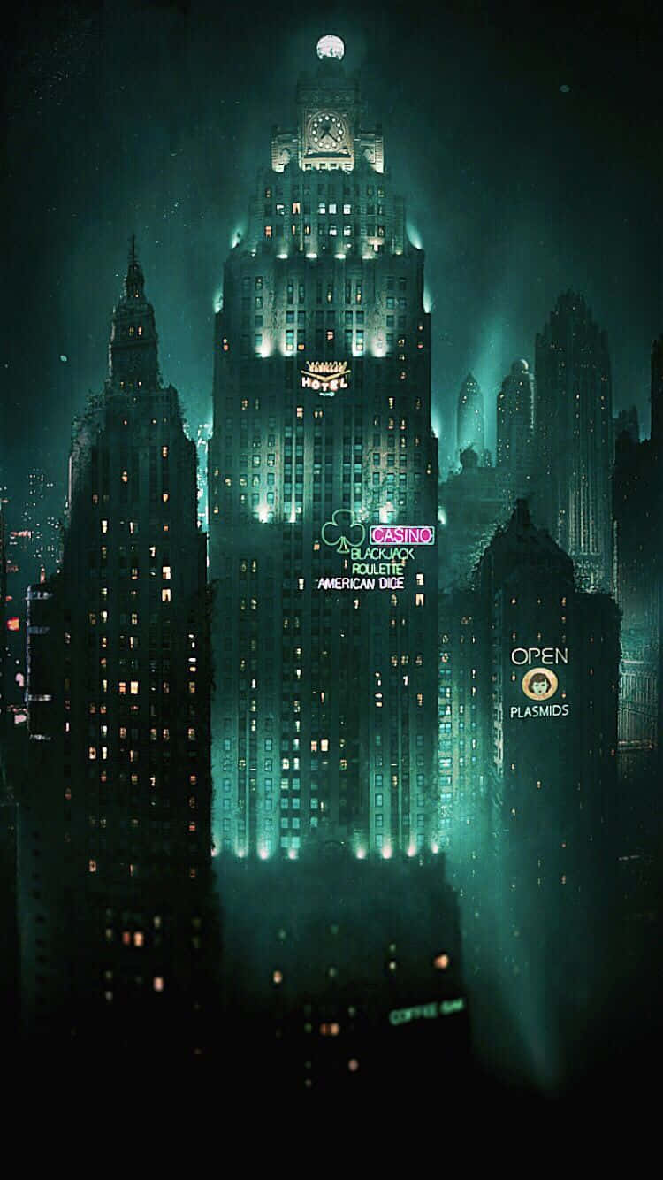 Get Lost In The World Of Bioshock With This Stunning 4k Iphone Wallpaper. Background