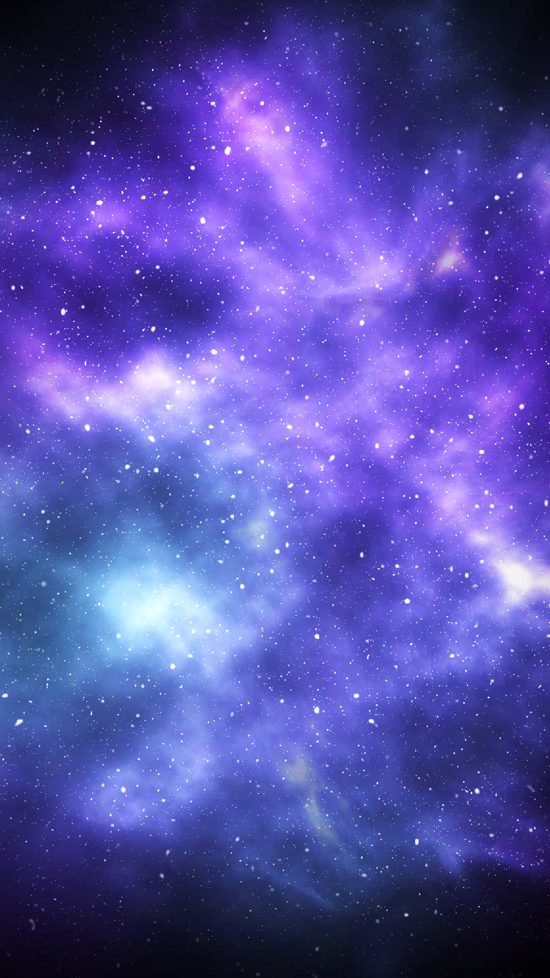 Get Lost In Your World With The Beautiful Blue Galaxy Iphone Background