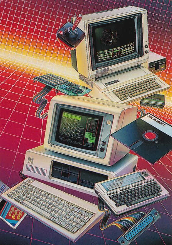 Get Nostalgic For The 80s With This Retro Iphone Background