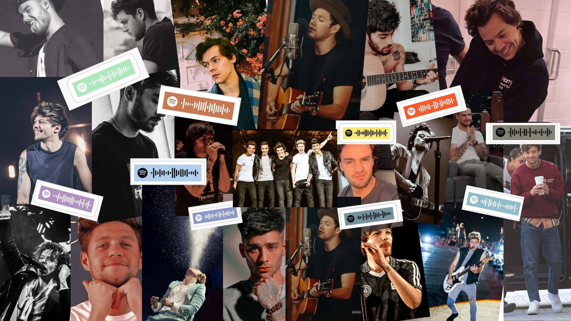 Get One Direction On Your Laptop With This Wallpaper! Background