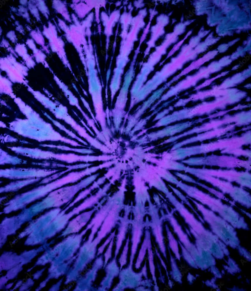Get Out From The Ordinary And Be Bold With The Vibrant Look Of Purple Tie Dye. Background