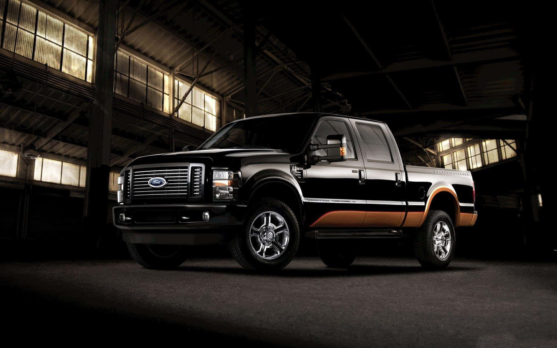Get Prepped To Tear Up The Road With The Ford Powerstroke Background