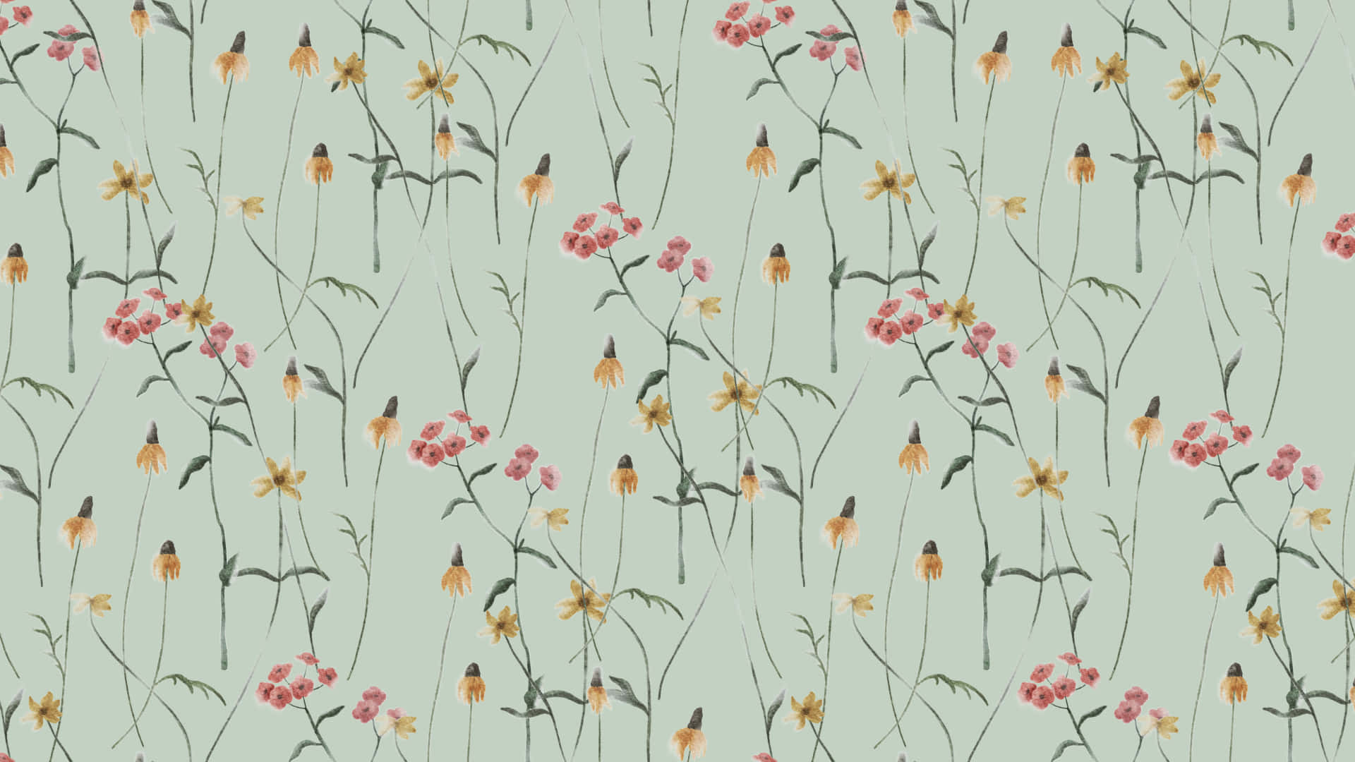 Get Productive On The Go With This Sage Green Laptop Background