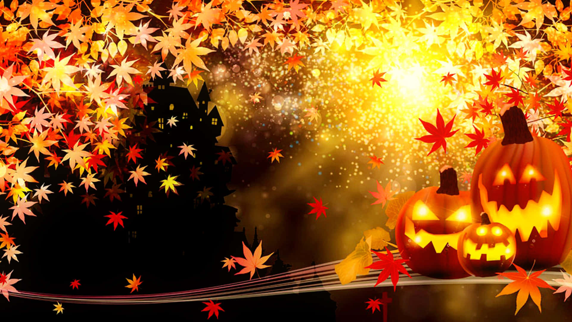 Get Ready For A Beautiful Spooky Halloween This Year! Background