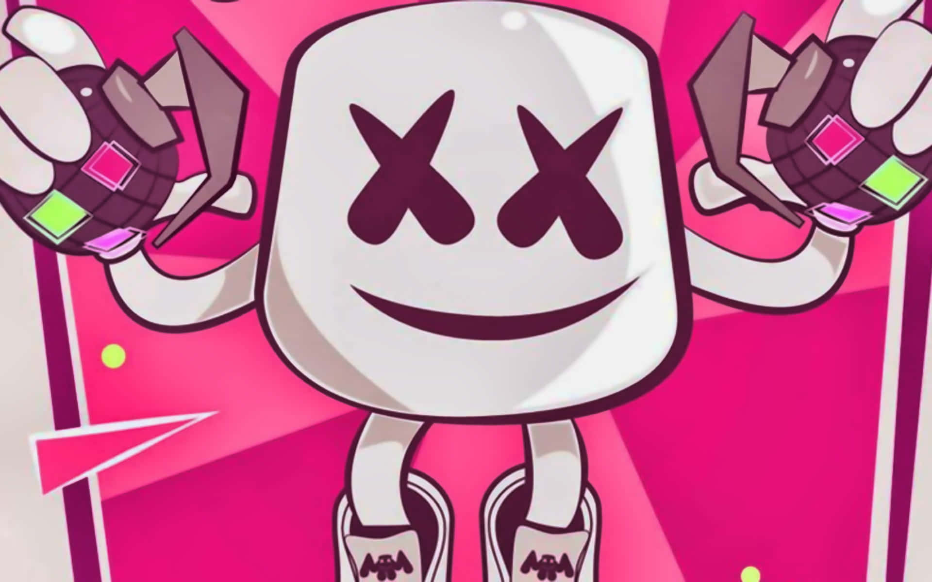Get Ready For A Dance Party With Marshmello In Fortnite Background
