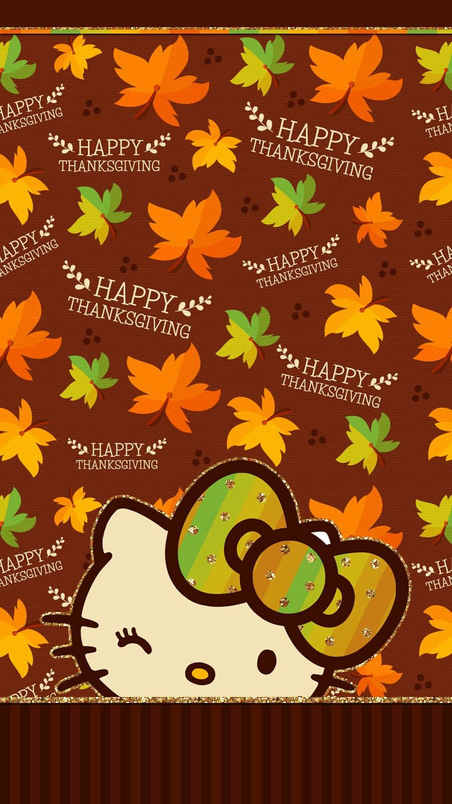 Get Ready For A Fun And Festive Hello Kitty Thanksgiving! Background