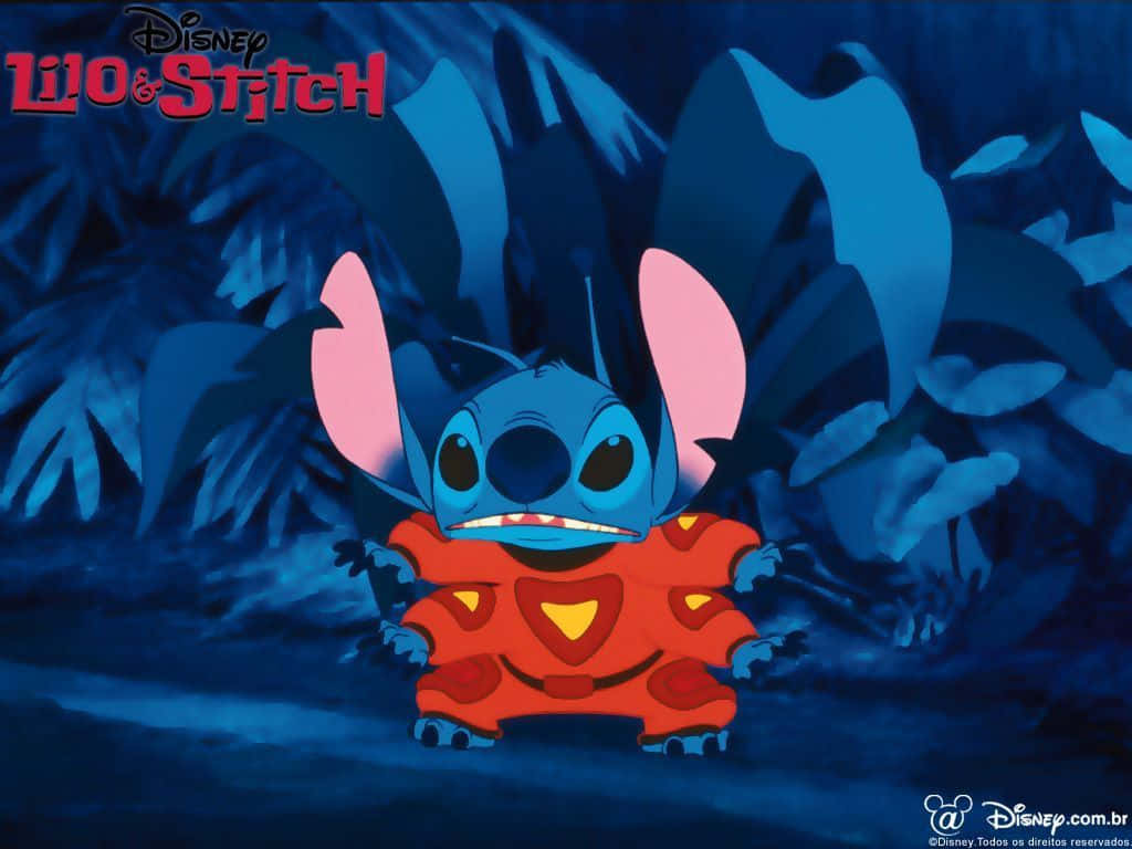 Get Ready For A Fun-filled Halloween With Lilo And Stitch! Background