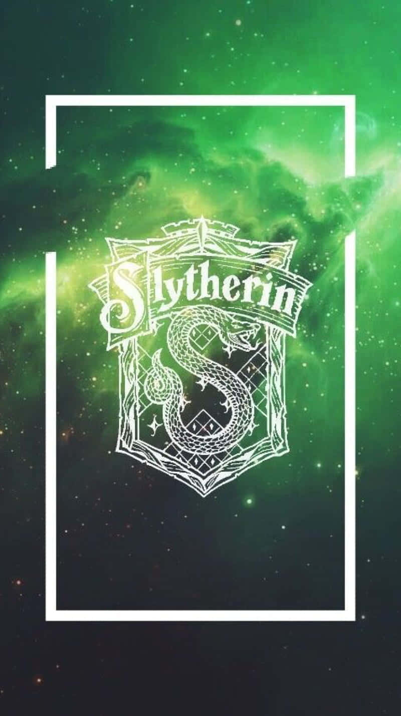 Get Ready For A Magical Slytherin Experience With The Latest Phone! Background