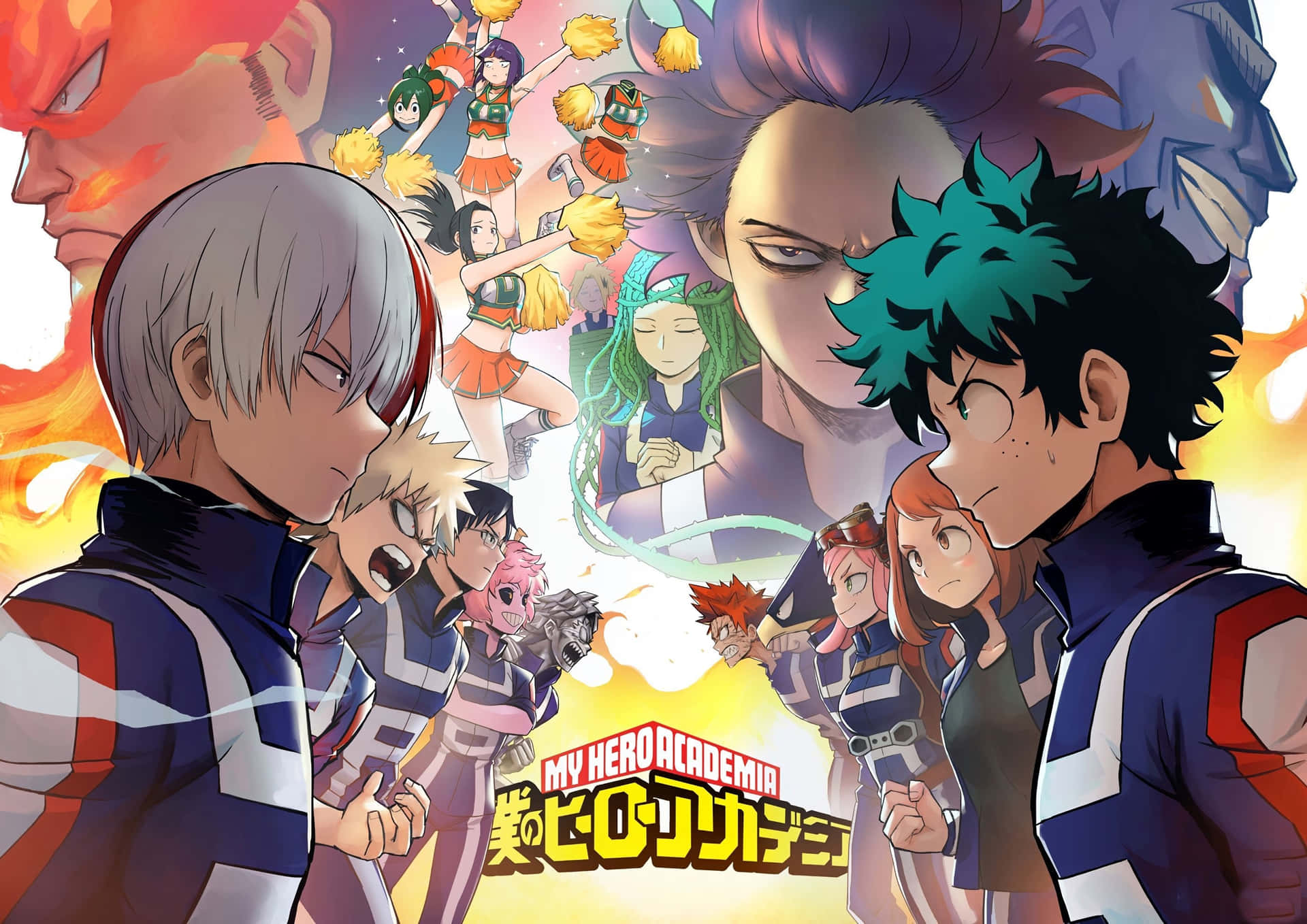 Get Ready For A Spooky My Hero Academia Halloween! Background