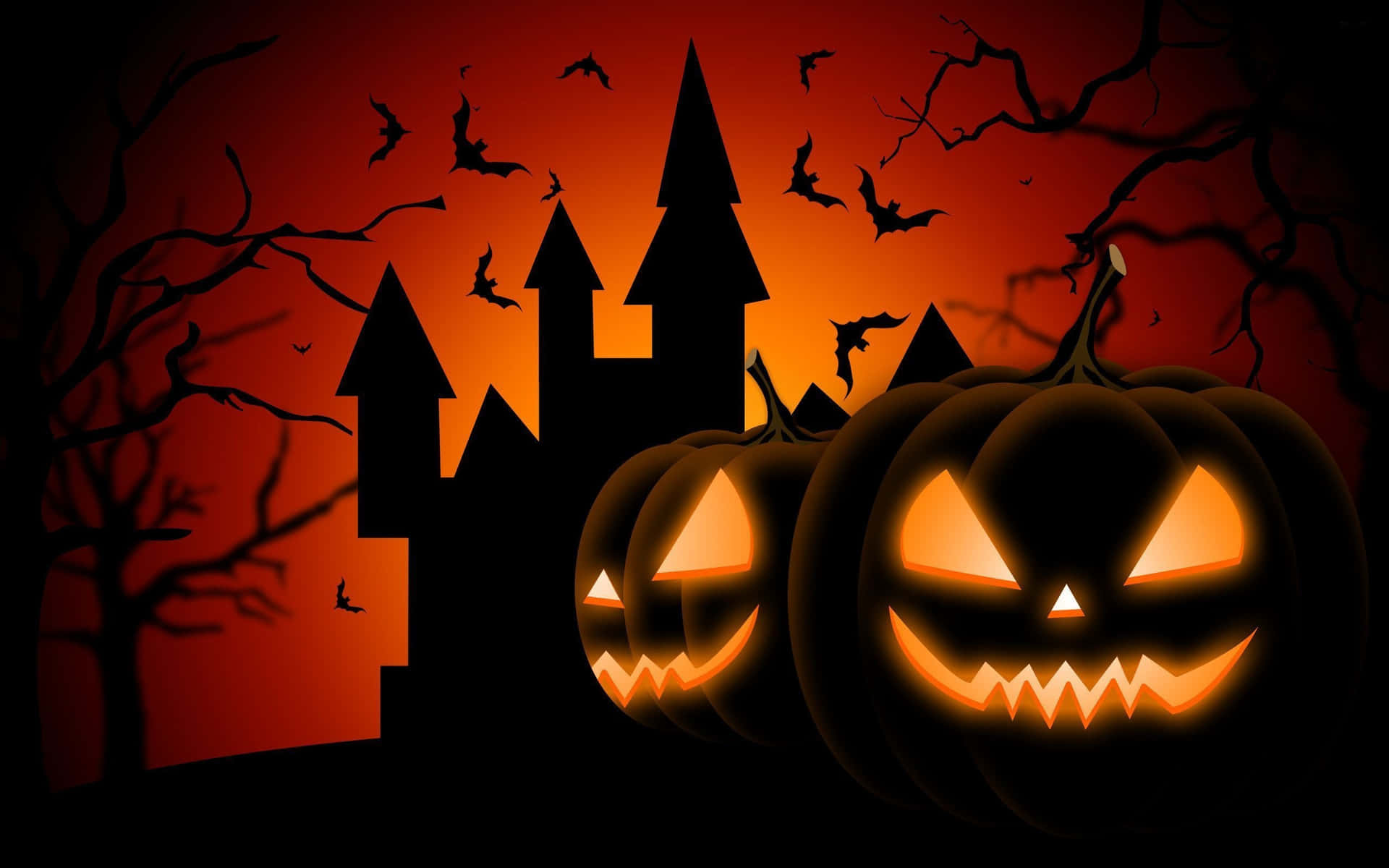Get Ready For A Spooky Trick-r-treat Night! Background