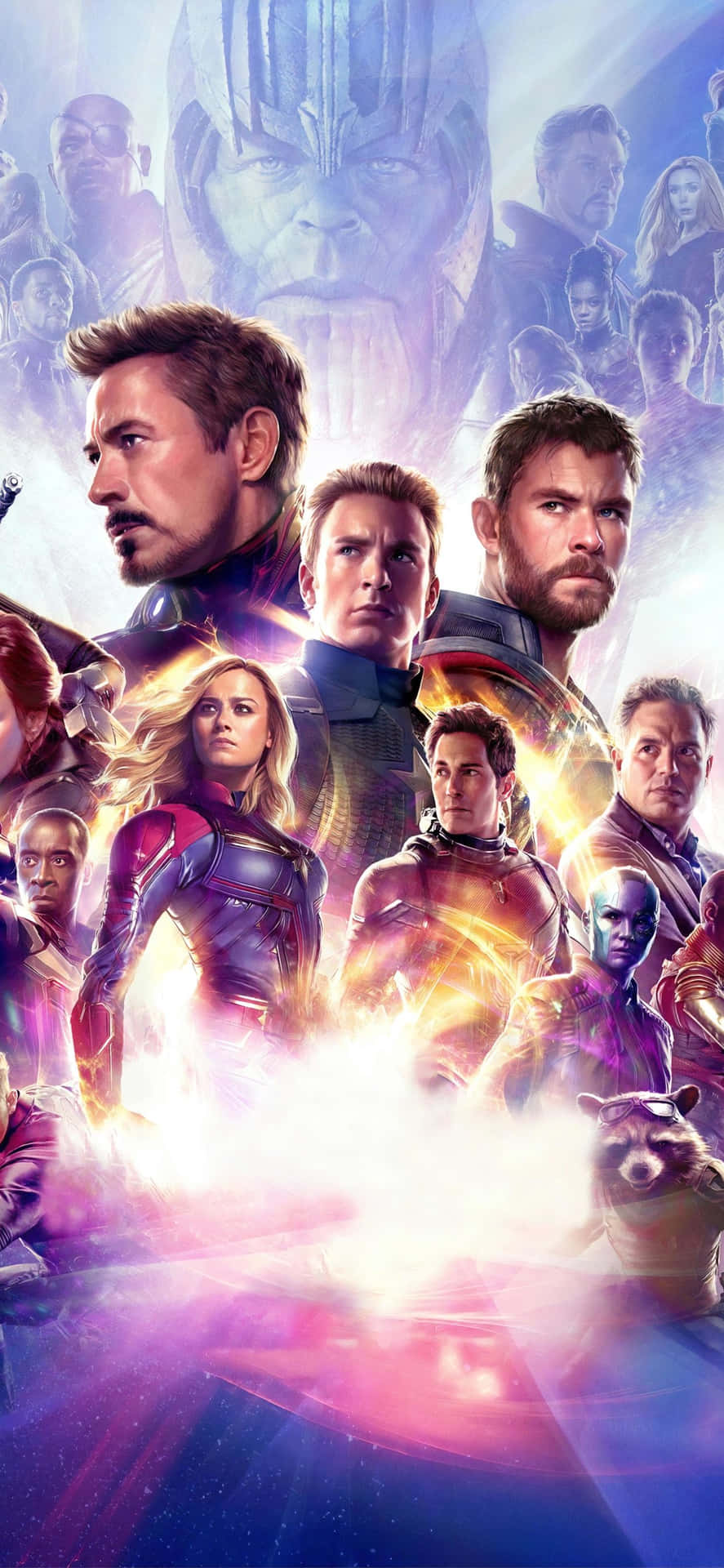 Get Ready For A Thrilling Adventure With The Avengers Endgame Iphone Background